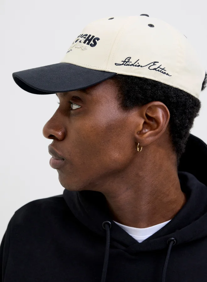 JACK & JONES Embroidered Slogan Cap