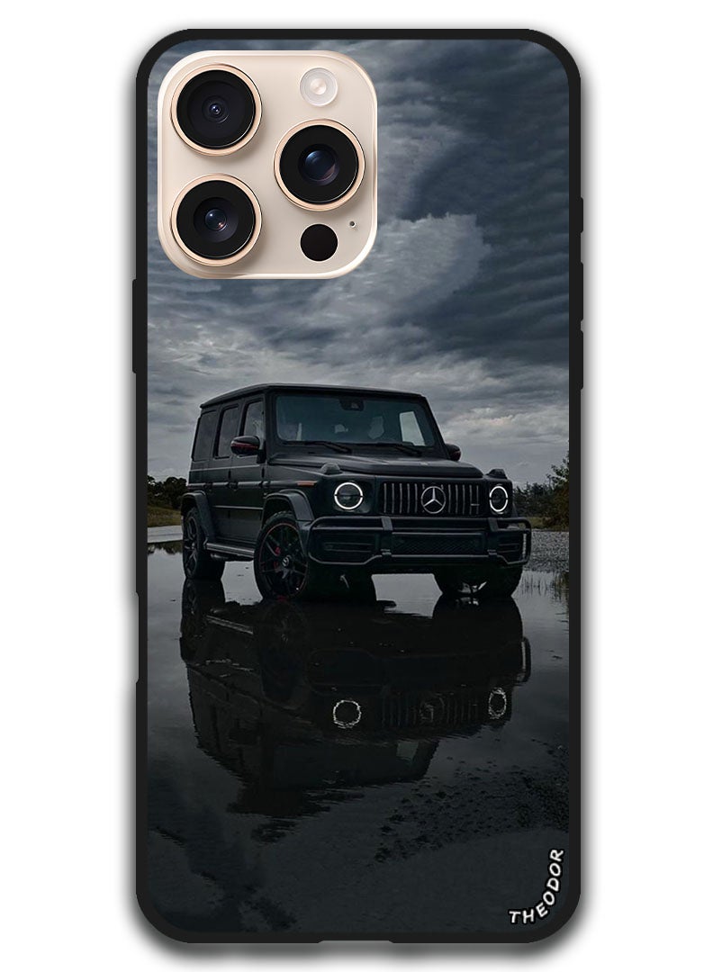 Theodor Protective Case Anti Scratch Shock Proof Bumper Cover For iPhone 16 Pro Max (6.9)-inch Black Car - Image 1