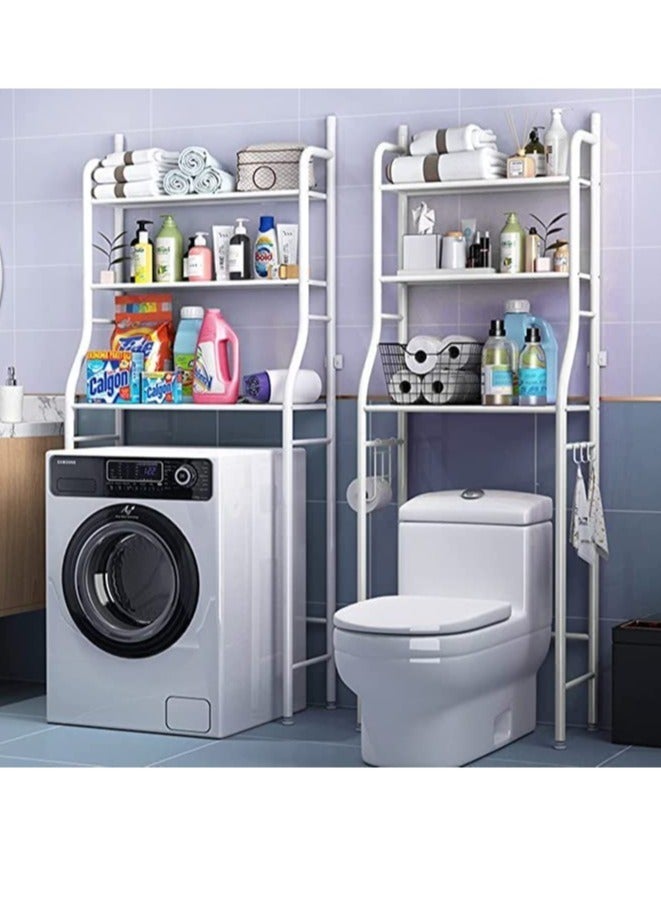 ELTRAZONE 3 Layer Metal Washing Machine Storage Shelf Rack,Space Saver Organizer Holder - Image 4