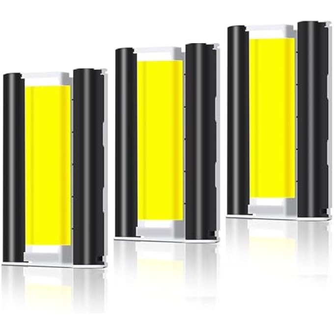 COMPATIBLE WITH LIENE AMBER M100 M200 INK CASSETTE WORKS FOR DHP512 DHP513 PRINTERS 3-PACK (WITHOUT PAPER) - Image 1