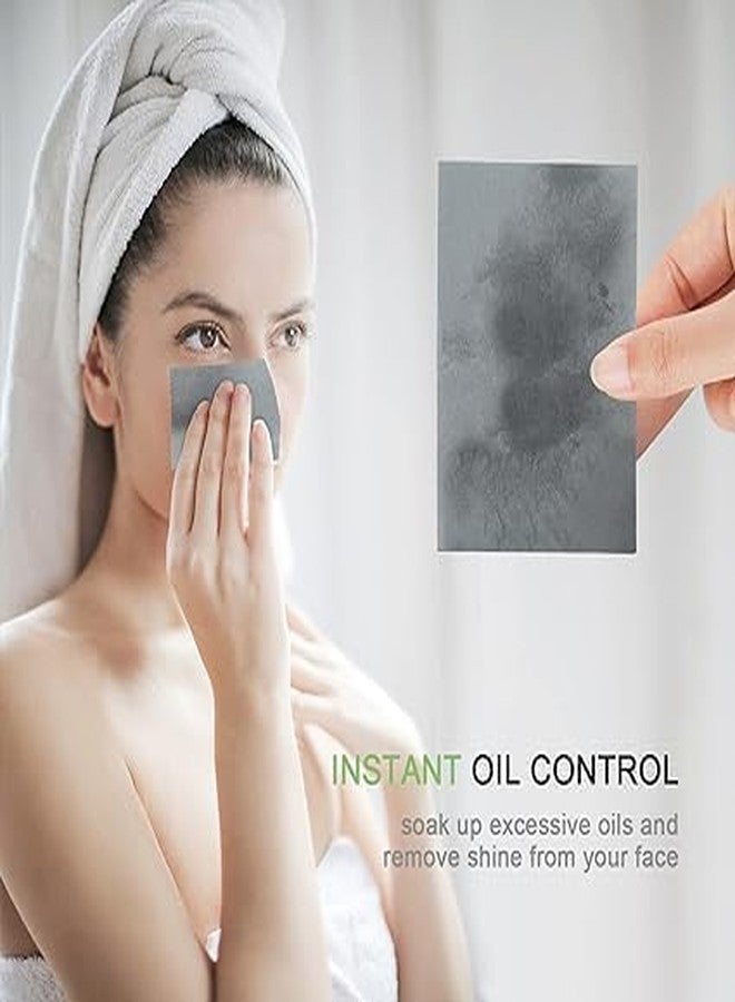 SRN ENTERPRISE 100 Pcs Oil Blotting Sheets for Face,Oil Absorbing Sheets Oily Control Face Wipes Tissues,Facial Care Makeup Blotting Paper for Oily Skin, absorbing Blotting Papers for Women Men (Black) - Image 5