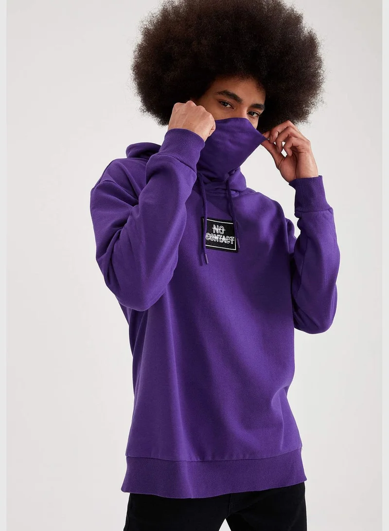 ديفاكتو 2 Pack Man Knitted Oversize Fit Hoodie Sweat Shirt