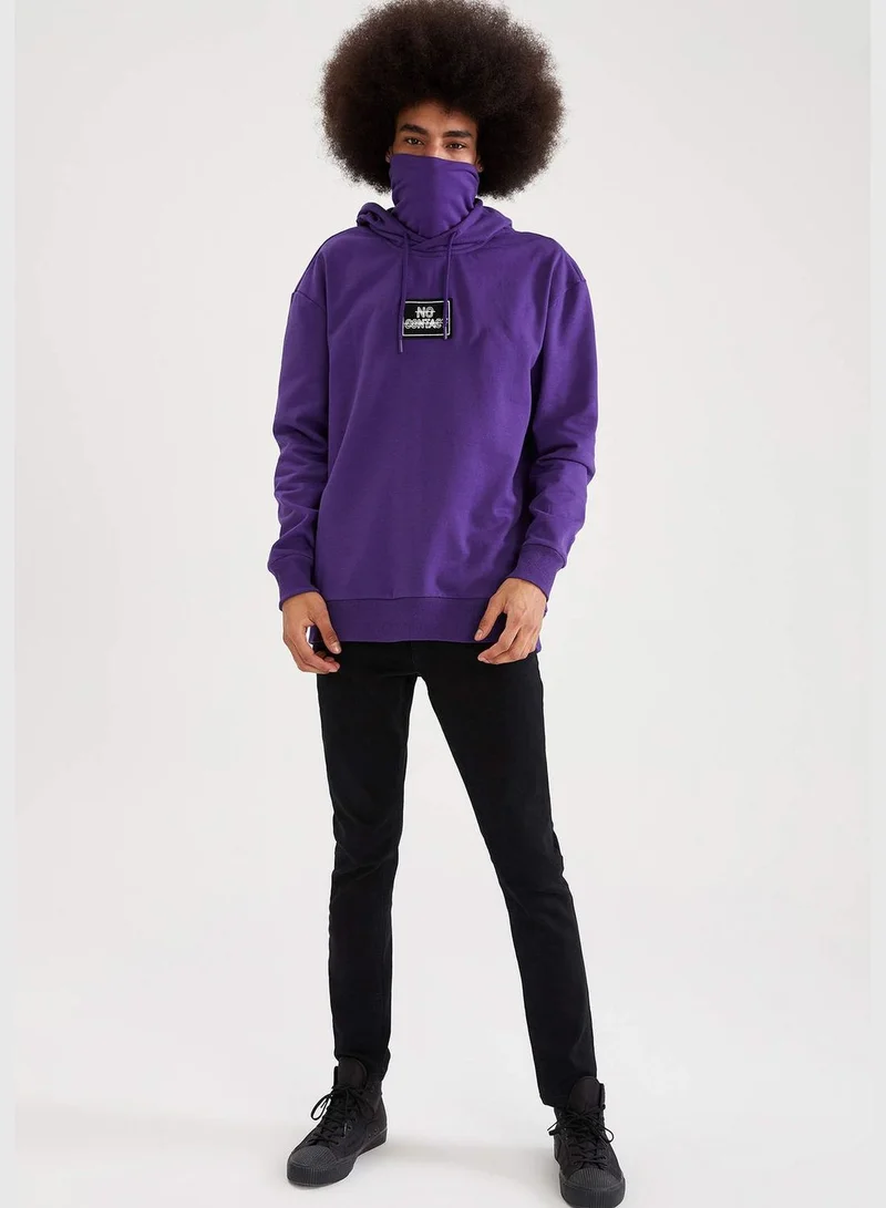 ديفاكتو 2 Pack Man Knitted Oversize Fit Hoodie Sweat Shirt
