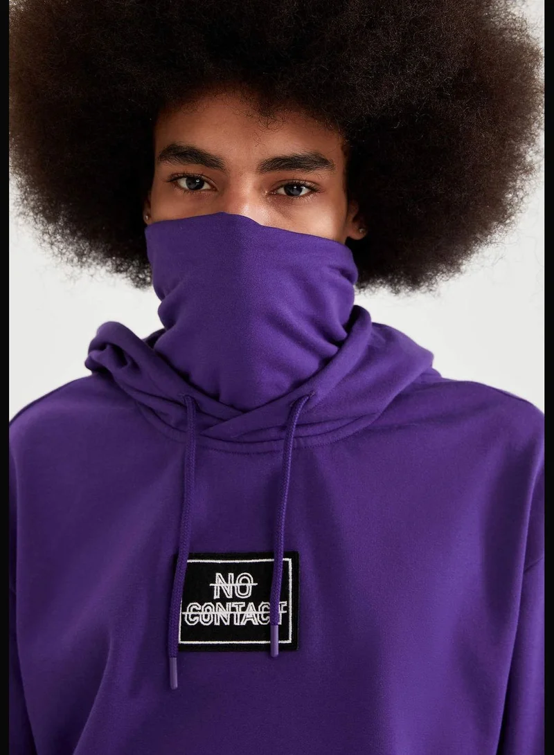 ديفاكتو 2 Pack Man Knitted Oversize Fit Hoodie Sweat Shirt