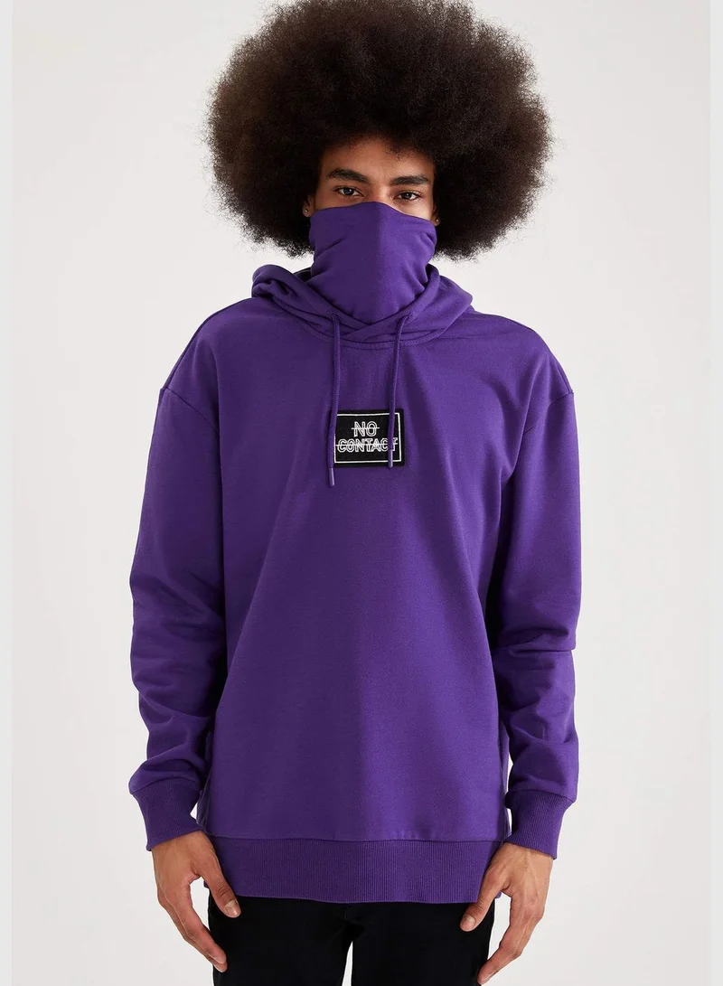 ديفاكتو 2 Pack Man Knitted Oversize Fit Hoodie Sweat Shirt