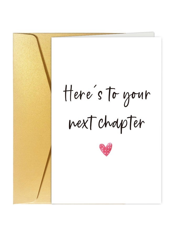 Spercy New Chapter Good Luck Card New Job Congratulation Card Leaving Job Gift For Colleague Coworker Leaving Card Retirement Card - Image 1