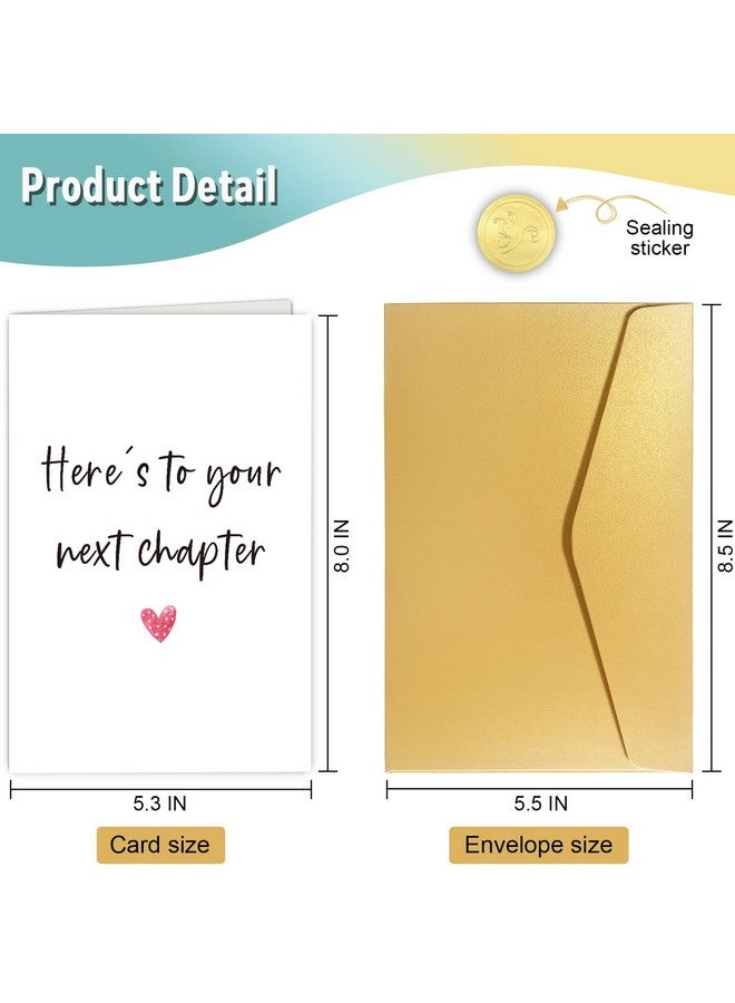 Spercy New Chapter Good Luck Card New Job Congratulation Card Leaving Job Gift For Colleague Coworker Leaving Card Retirement Card - Image 2