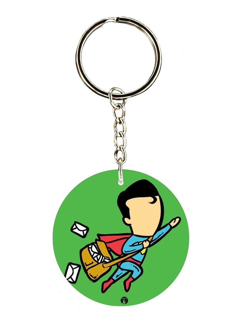 RKN Superman Printed Keychain
