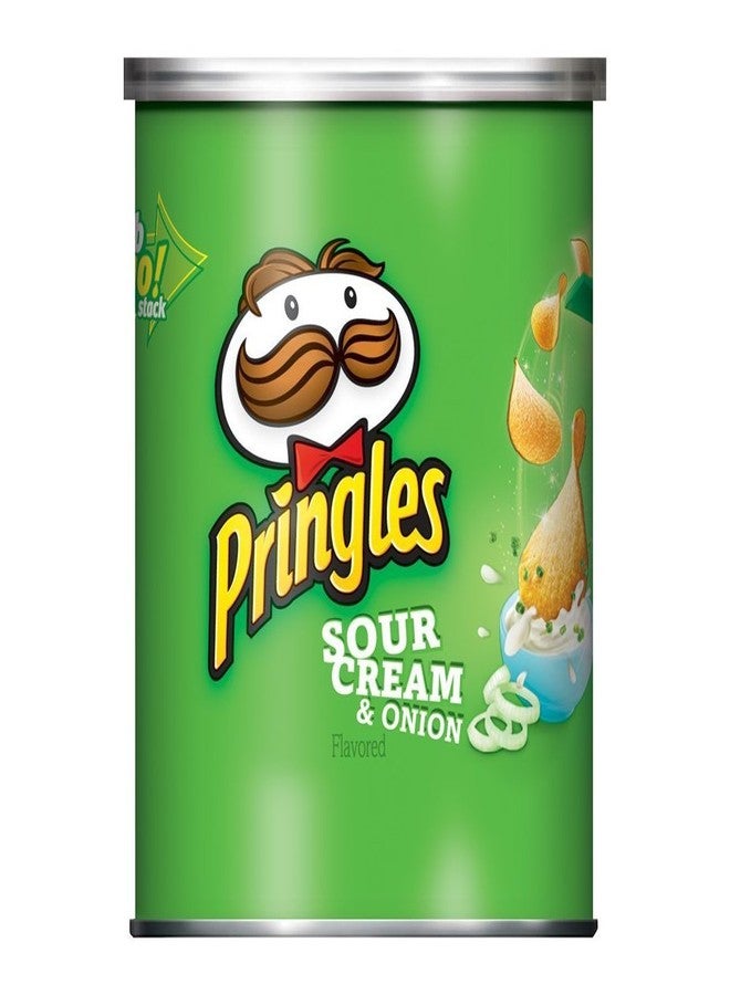 Pringles رقائق برينجلز بنكهة الكريمة الحامضة والبصل 1.4 أونصة.