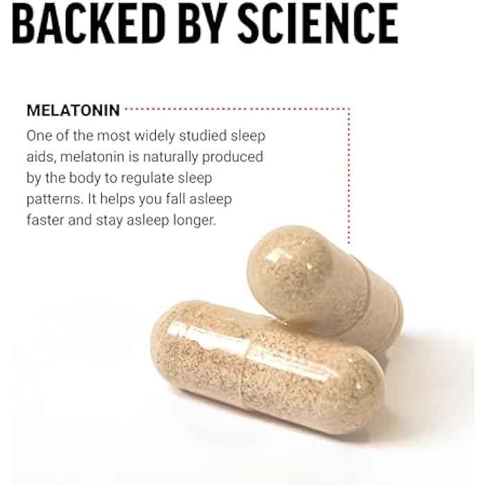 Force Factor Melatonin 5mg, Drug-Free Supplement, Vegan, Non-GMO, 60 Vegetable Capsules - Image 3