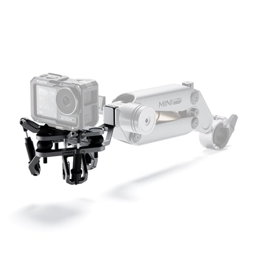 Tilta Shock Absorbing Head for Hydra Alien Mini Titanium Gray Compatible with GoPro Lightweight Action Cameras Reduces Micro Vibrations Durable Aluminum Rubber Construction - Image 1