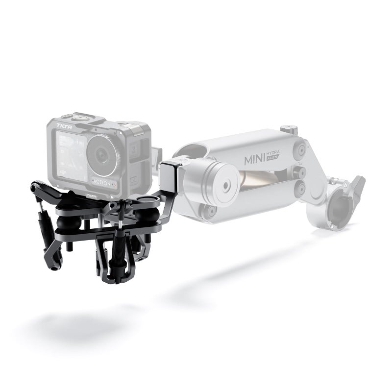 Tilta Shock Absorbing Head for Hydra Alien Mini Titanium Gray Compatible with GoPro Lightweight Action Cameras Reduces Micro Vibrations Durable Aluminum Rubber Construction - Image 2