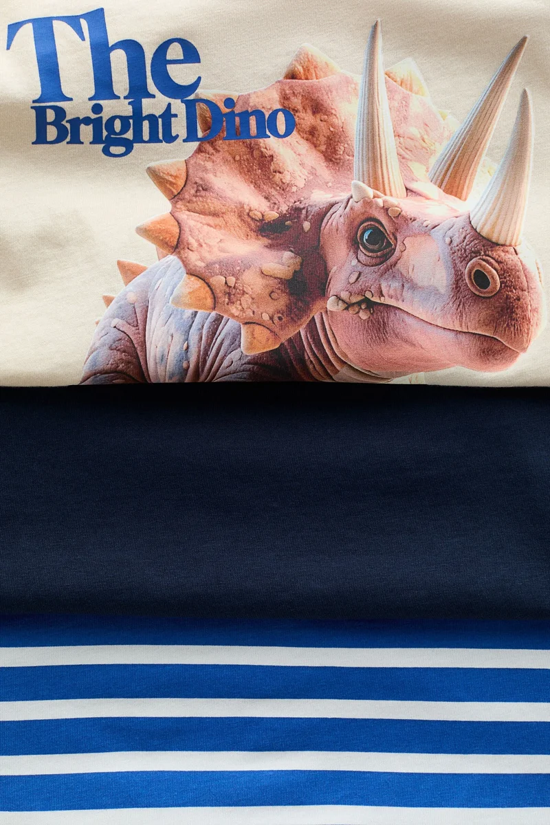 H&M 3-pack cotton T-shirts