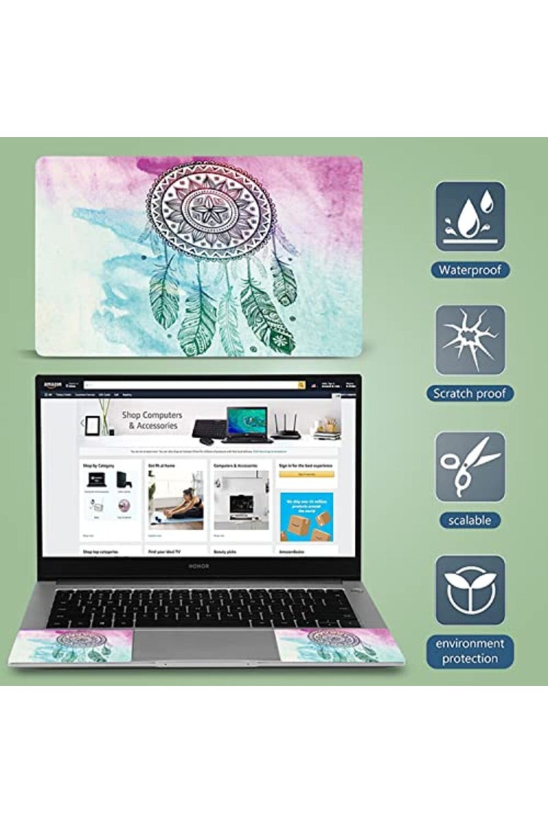 icolor Dream Catcher 11.6 13.3 14 15 15.6 inches Laptop Skin Sticker Reusable Protector Cover Case for Laptop Notebook - Image 5