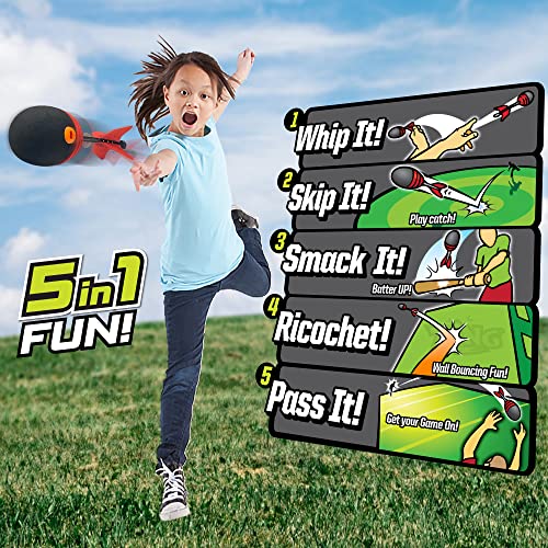 Zing Zooperball 2 Pack LongDistance Super Bounce Throw Ball Indoor Outdoor Fun Flyer for Ages 8 and Up - Image 5