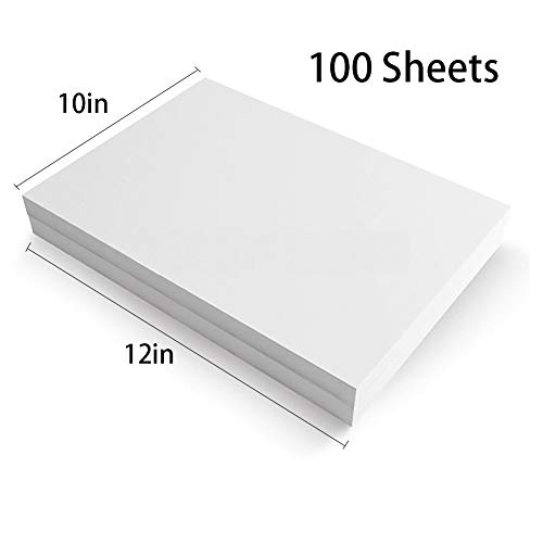 Seneme Tear Away Stabilizer for Embroidery Backing 10"x12" 100 Precut Sheets, 1.8oz Medium Embroidery Stabilizers - Tearaway Embroidery Stabilizer for Machine and Hand Sewing - Fits 5"x7" Hoops - Image 2