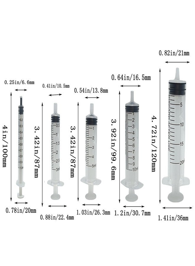 Pitertul 8Pcs Pet Bird Parrot Milk Syringe Set, Hand Feeding Syringe with Soft Tubes (1ml+3ml+5ml+10ml+20ml) - Image 2