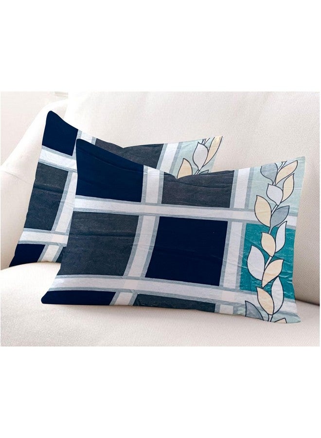 RD TREND 190 GSM Flannel Elastic Warm bedsheets for Winter King Fitted Size (78x72x8 Inches) with 2 Pillow Covers Size (18x28 Inches) Colour Blue Box - Image 3