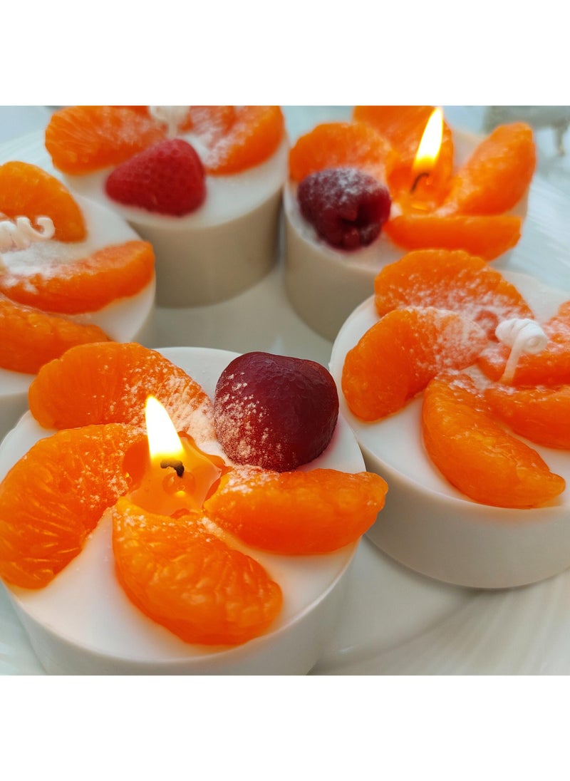 Candle Orange Studio Kuznetsovagift set No. 5-"Souffle with tangerines"