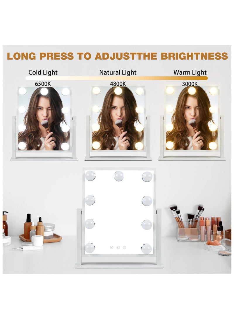 Makeup mirror with light, LED bulb, desktop, desktop, dressing mirror, dormitory, home, bedroom, smart makeup artist mirror, special supplementary lighting, beauty, high-definition mirror - Image 2