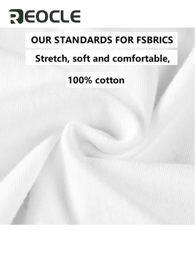 REOCLE Short Sleeve Round Neck T-shirt with Palestine 3D Digital Print Unisex Comfortable & Breathable Casual Summer T-shirt - Image 5