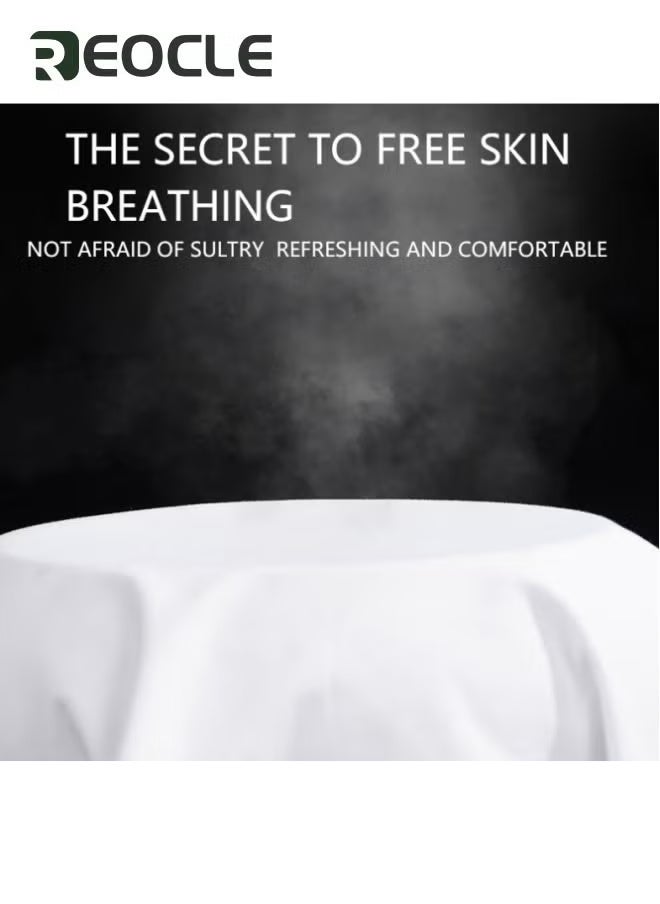 REOCLE Short Sleeve Round Neck T-shirt with Palestine 3D Digital Print Unisex Comfortable & Breathable Casual Summer T-shirt - Image 4