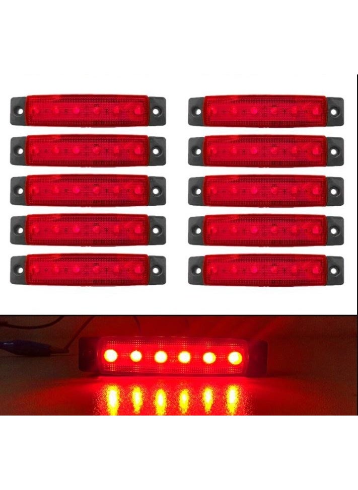 GPR Finger LED 12 and 24 Volt Operating Feature Waterproof (10 Pieces) Red  - Image 1