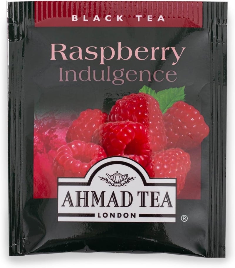 Ahmad Tea Raspberry Indulgence Black Tea with Fruit Pieces - 20 Teabags - Image 4