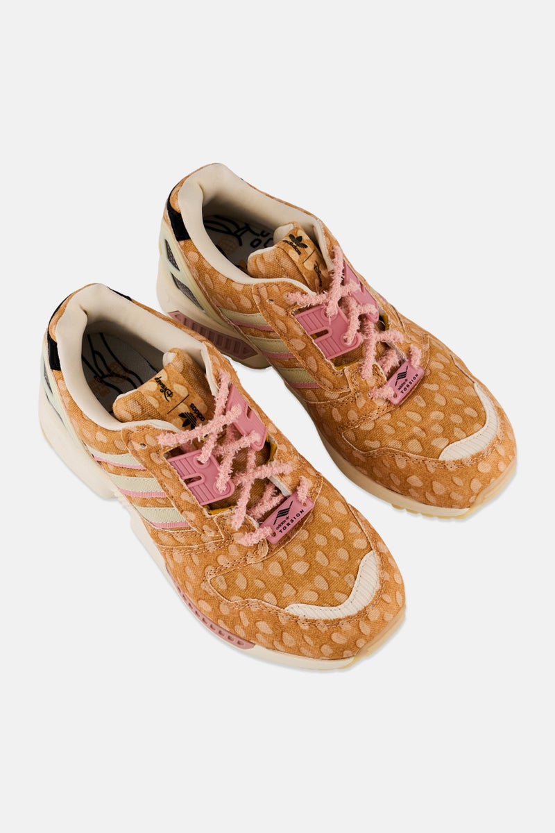 adidas Originals Women  Disney Zx 8000 Lace Up Outdoor Shoes, Tan  - Image 4