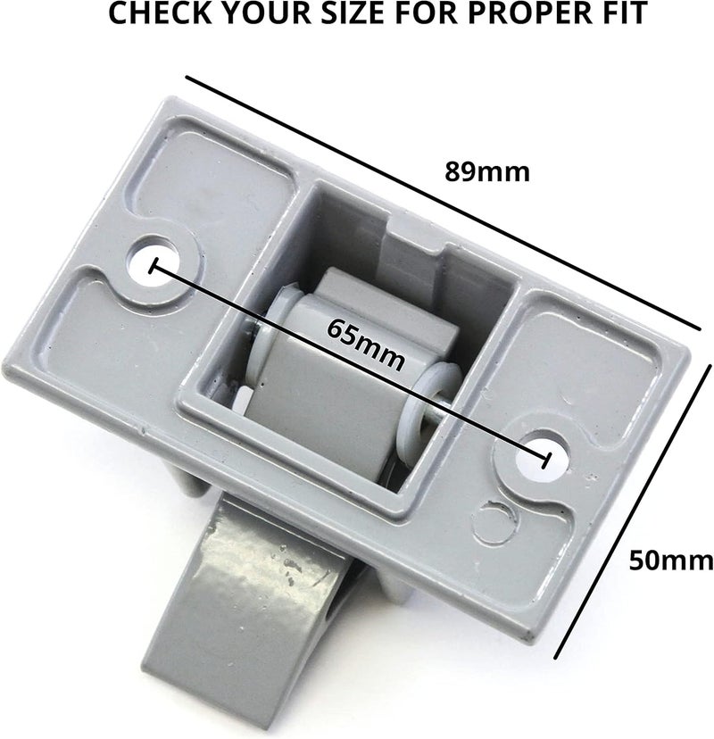 Red Hound Auto 2 Mount Brackets for Dometic Sunchaser Lower Awning Arm Replacement - Gray - Image 4