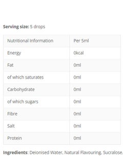 Applied Nutrition Flavo Drops, Added to Drinks and Foods - White Chocolate - (38 ML)  - Image 2