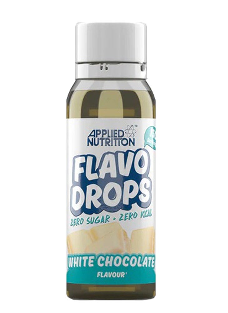 Applied Nutrition Flavo Drops, Added to Drinks and Foods - White Chocolate - (38 ML)  - Image 1