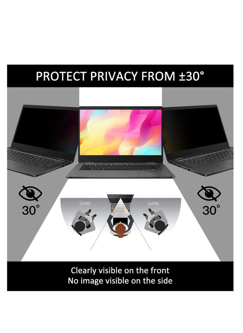 Generic 11.6" Laptop Privacy Screen Protector for 16:9 Aspect Widescreen Computer Monitor, 11.6 Inch Eye Protection Privacy Laptop Screen Filter Anti-Glare Anti-Blue Light Privacy Film Bubble Free  - Image 3