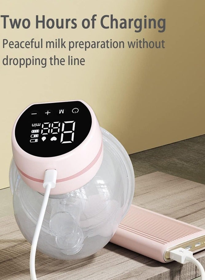 BELLSBERRY Portable Electric Breast Pump with LCD Display, BPA-Free, 3 Modes & 9 Suction Levels - Image 4