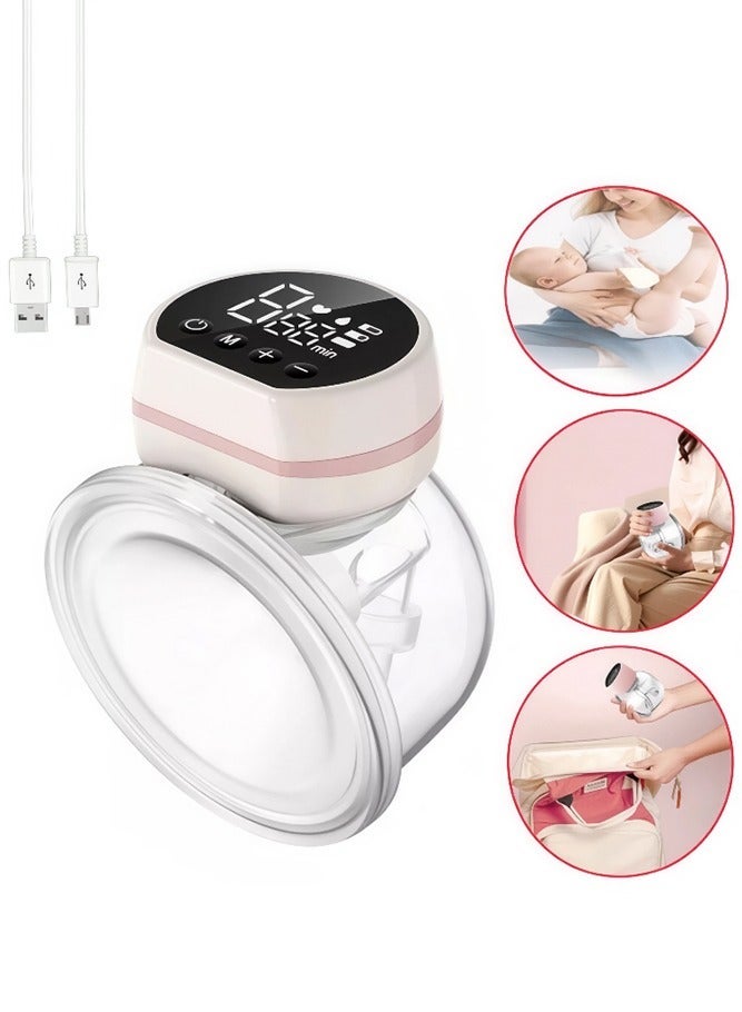 BELLSBERRY Portable Electric Breast Pump with LCD Display, BPA-Free, 3 Modes & 9 Suction Levels - Image 1