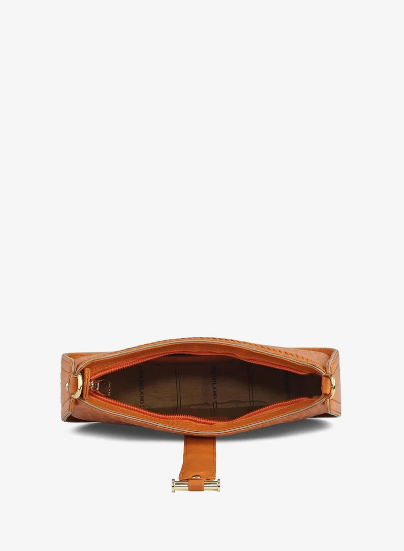 Da Milano  Genuine Leather Red Sling Bag for Women | Best Price UAE