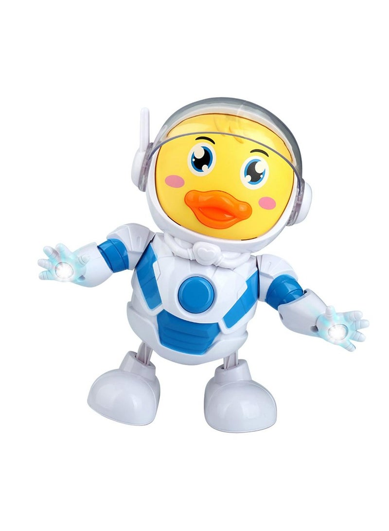 Dancing Musical Crawling Space Duck Toy With Light and Sound - Image 1