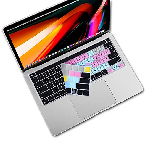 XSKN غطاء لوحة مفاتيح سيليكون XSKN Avid Pro Tools للاختصارات لطرازات Touch Bar 2019 MacBook Pro 16 بوصة A2141 2020 MacBook Pro 13.3 بوصة A2251 A2289 A2338 M1 مع Touch ID نسخة لوحة مفاتيح أمريكية وأوروبية - Image 5