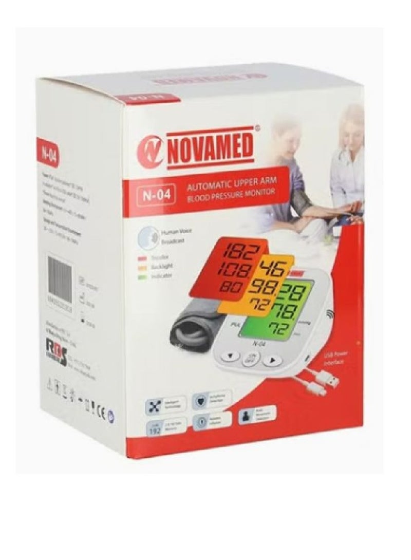 NOVAMED Automatic Upper Arm Blood Pressure Monitor - Image 1