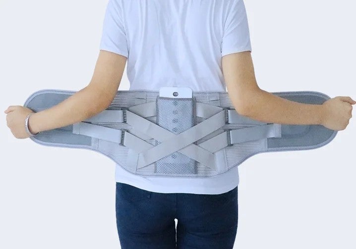 Bluejw Workout Sweat Enhancer Waist Trimmer Belt - Premium Slimming Back Support Brace for Faster Weight Loss - Image 1