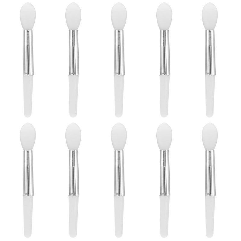 10pcs Silicone Lip Applicator Brush Set with Heads Portable Lipstick Application Tool for Precise Lip Care and Makeup Use - Image 1