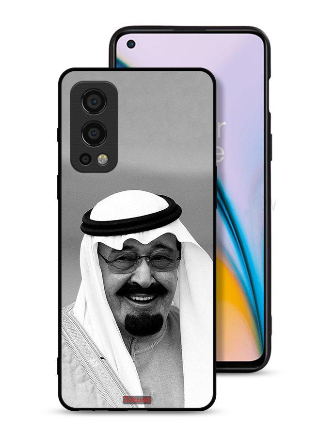 Tolwak OnePlus Nord 2 5G Protective Case Cover King Abdullah Smiling Photo - Image 1