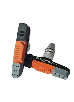 1 Pair Bike Brake Pads Bicycle V-Brake Blocks with Hex Nut and Shims 55mm for Mountain Bike Road Bike Folding Bike Black