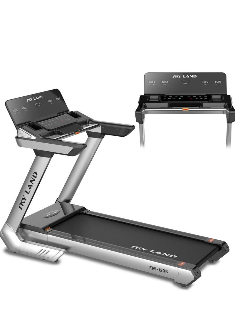 Sky Land Treadmill for Home Use| Powerful Treadmill 4HP Motor, 20% Automatic Incline| Foldable Treadmill with Bluetooth & App| 130kg Max User Weight  - Image 1