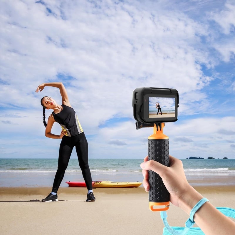 PULUZ PULUZ Protective Cage for Insta360 Ace Pro Plastic Cage Expansion Adapter Frame with Cold Shoe Base for Insta360 Ace Pro Camera Cage Cover Accessories  - Image 5