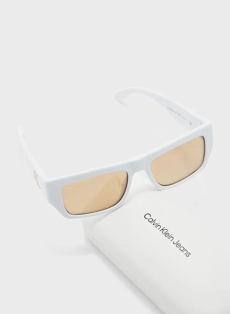 Calvin Klein Jeans Rectangle Shape Sunglasses
