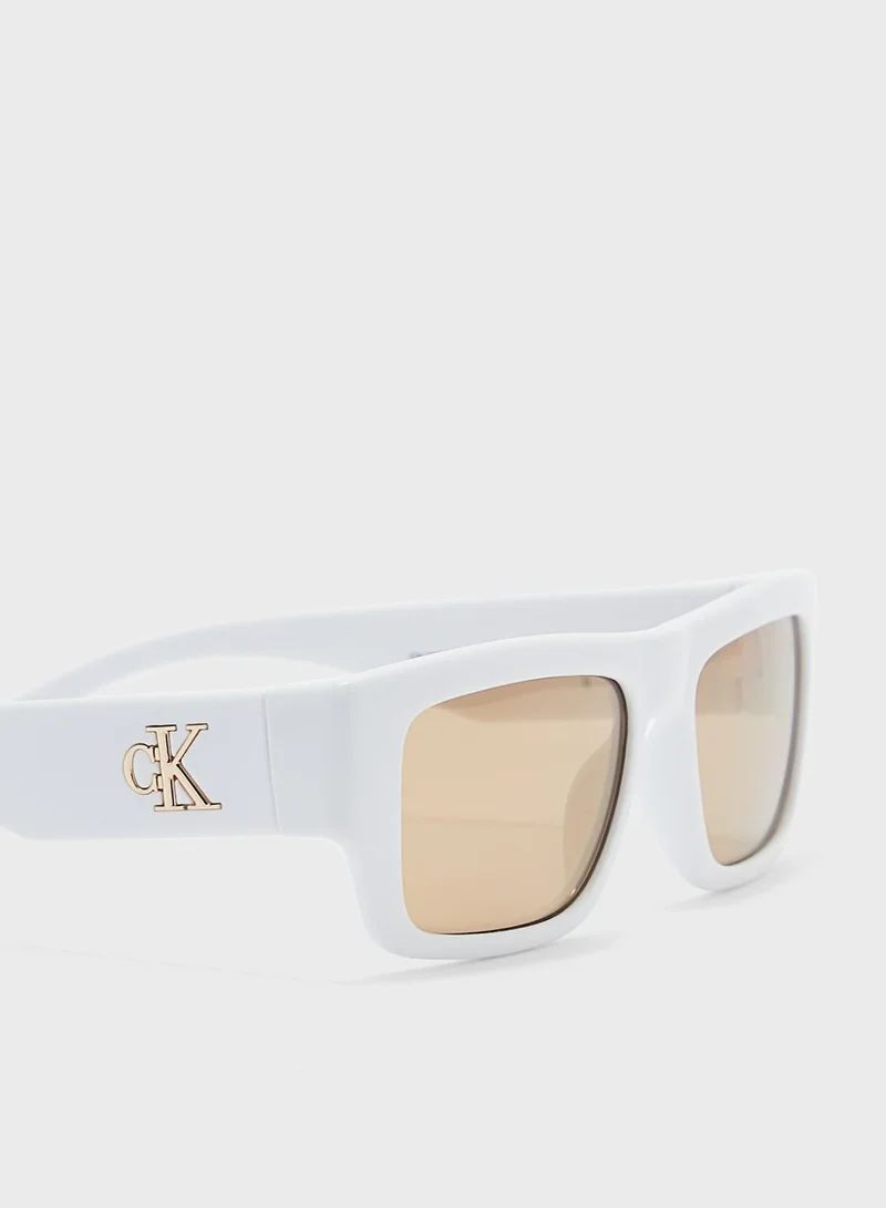 Calvin Klein Jeans Rectangle Shape Sunglasses
