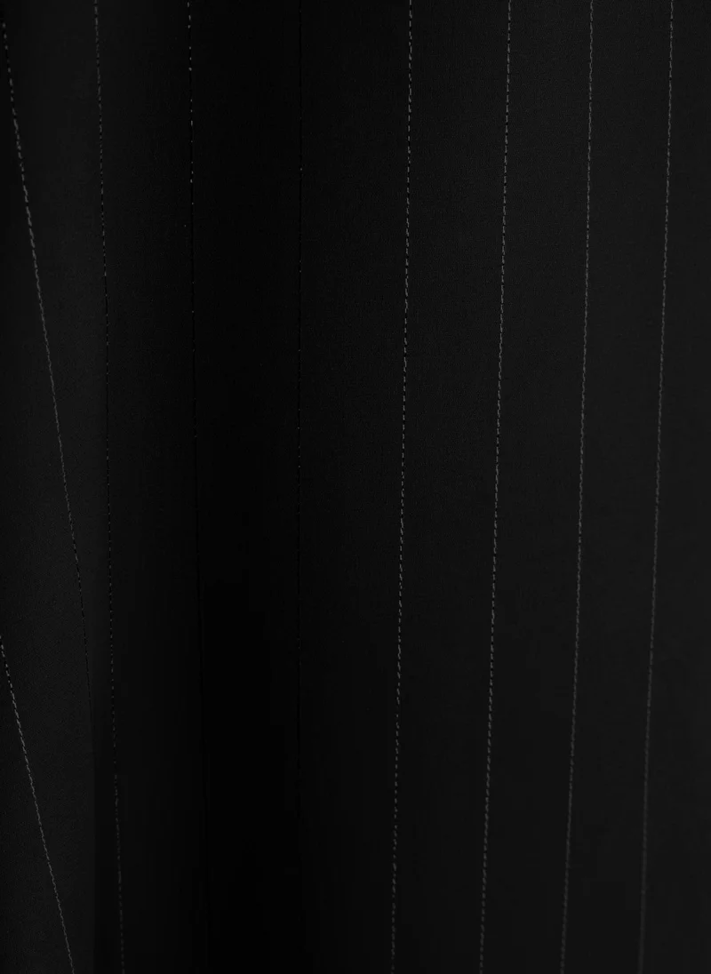 Lichi Small striped maxi dress