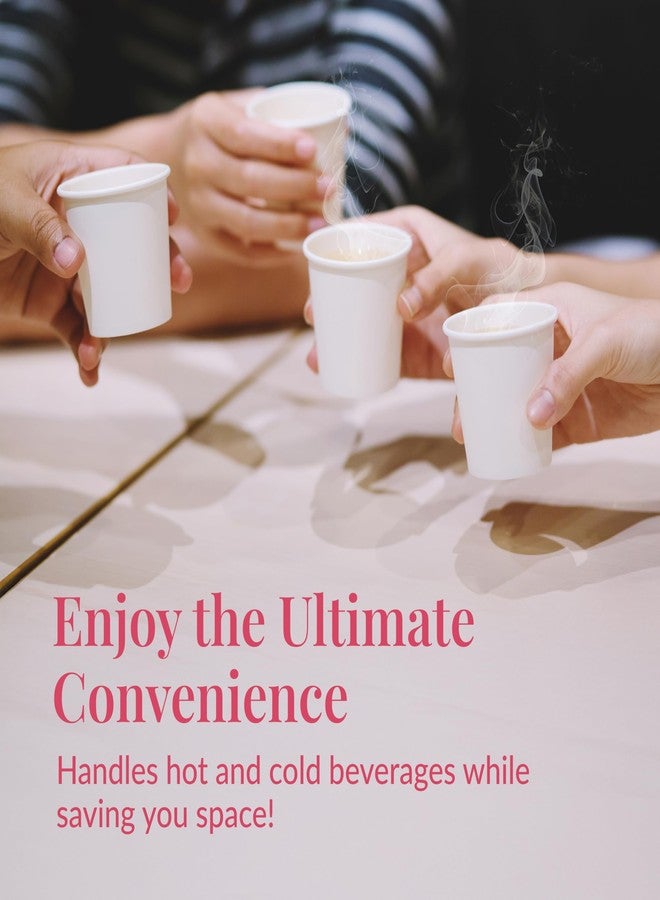 Prestee 500 Pack 3 oz Paper Coffee Cups - Hot Drinking Cups for Coffee, Tea, Snacks or Mouthwash - Image 2