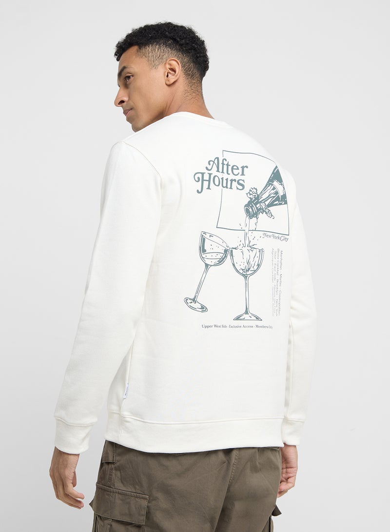 Only & Sons Spatrick Regualer Fit Crew Ncek Sweatshirt  - Image 2